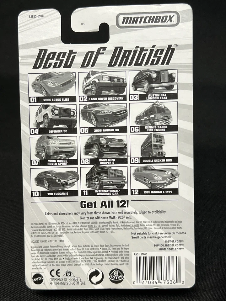 火柴盒 TVR 托斯卡纳 S 紫色 73 毫米 英国最佳 罕见 10 玩具模型跑车 — 第 3/3 张图片