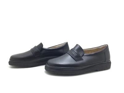 Goldkrone Herren Halbschuhe Gr. 42,5 Freizeitschuhe Slipper Komfortschuh Schwarz - Bild 1 von 4
