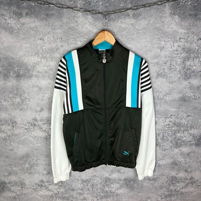 Men s Vintage Puma Track Jacket Multicolor Polyester Size 40