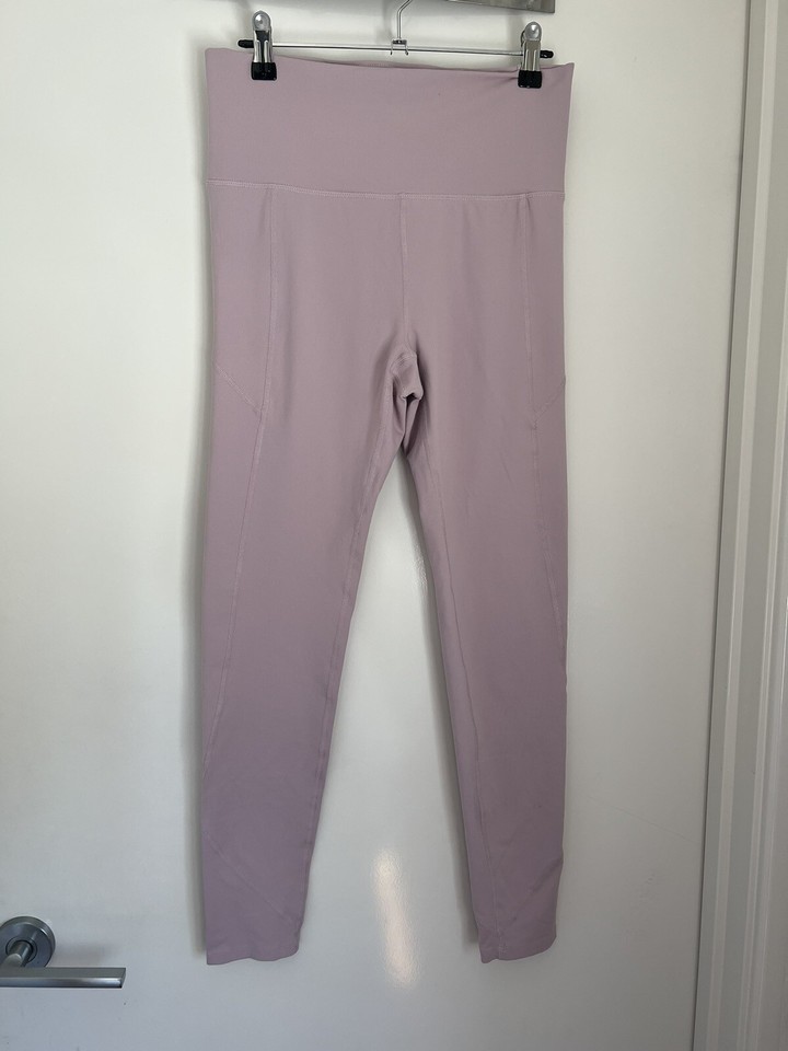 Rockwear Women's Full Length Leggings Size 12 Activewear Lilac Gym Yoga