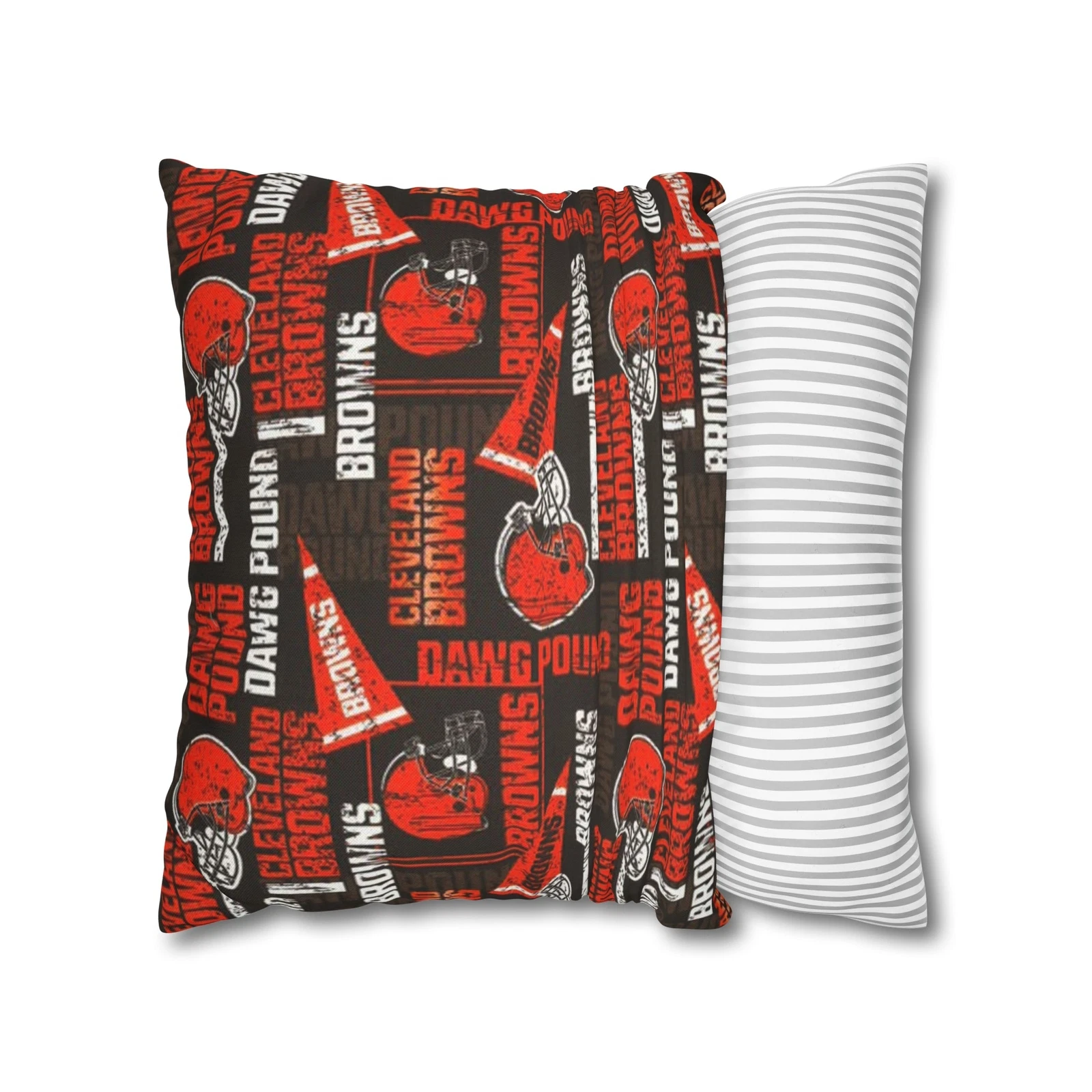 Cleveland Browns Spun Square Pillow Cover