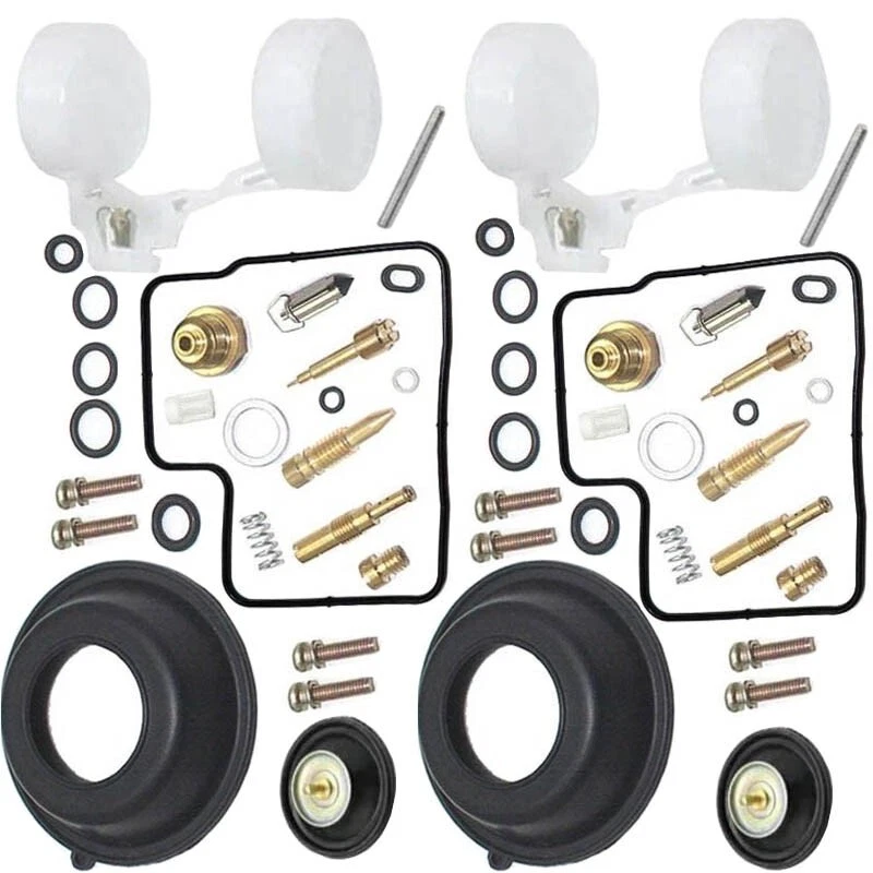 FOR Honda VT1100 VT 1100 Carburetor Repair Kit Diaphragm Float Air Cut-off Valve Foto 3 de 3