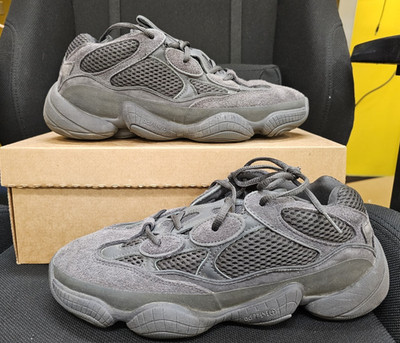 Size 9 - Adidas Yeezy 500 Low Utility Black F36640 - Good