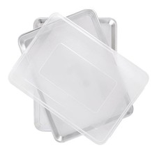 Nordic Ware Naturals Half Sheet Set - USA Made 2pk + Lid, Natural