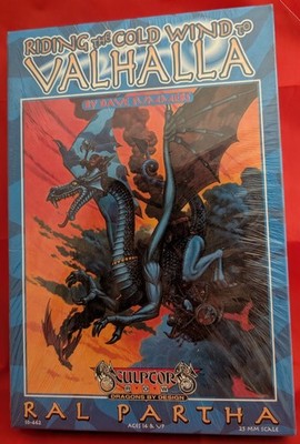 Ral Partha 10-462 Sculptors Riding the Cold Wind Valhalla Vintage (MiB, Sealed)