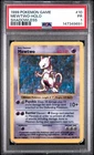 1999 POKEMON BASE SET SHADOWLESS #10 MEWTWO-HOLO PSA 1