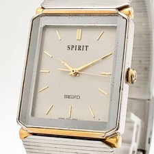Quadrante grigio ottagonale SEIKO 7N01-5A50 SPIRIT funzionante