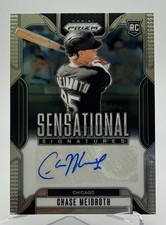 2025 Prizm Sensational Signatures Chase Meidroth #SS-CM Autograph White Sox