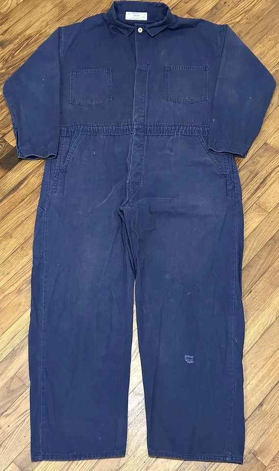 Vtg Universal Overall Chicago Stone Cutter Sanforized Union Made Coveralls Sz 54 - Image 2 of 4