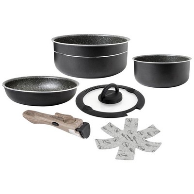BRUNNER PIRATE SPACEMASTER KOCHGESCHIRR SET CAMPING CARAVAN WOHNMOBIL BOOT KOMPAKT
