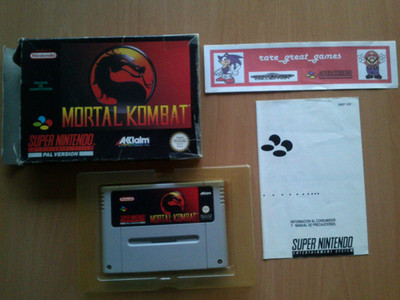   MORTAL KOMBAT 1 COMPETITION EDITION Super Nintendo SNES PAL ESP/NOE  