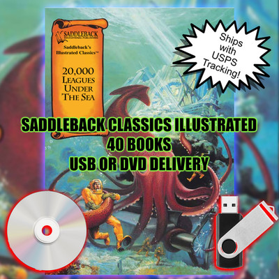 Saddleback Classics 40 Books PDF Format USB or DVD Delivery with Tracking!