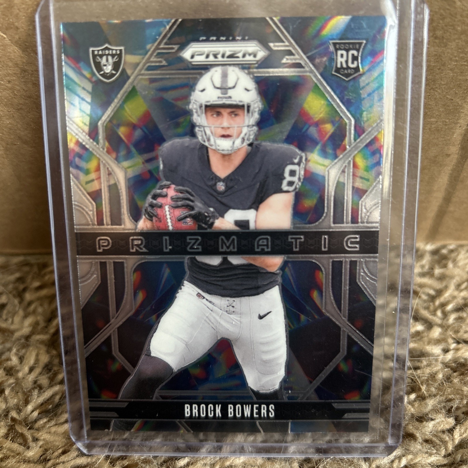 Brock Bowers Panini Prizm Prizmatic #20 Base