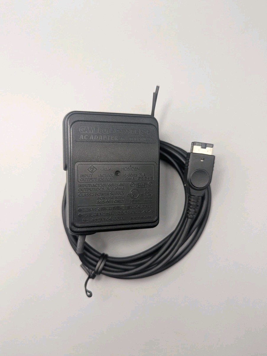 Official Nintendo Gameboy Advance SP OEM AC Adapter Charger