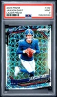 2025 Panini Prizm Jaxson Dart Lazer Prizm RC Rookie #332 New York Giants PSA 9