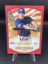 2013 Robbie Grossman Panini USA Baseball Champions #68 Red Border