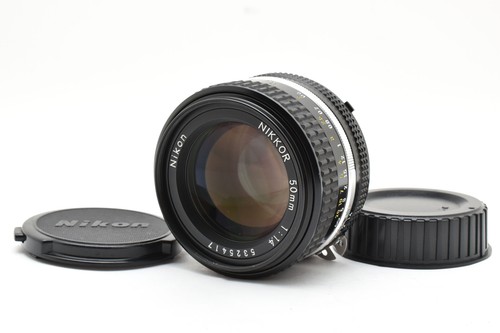 532xxxx[Top MINT w/Cap] Nikon Ai-s Nikkor 50mm f1.4 MF Standard Lens From JAPAN