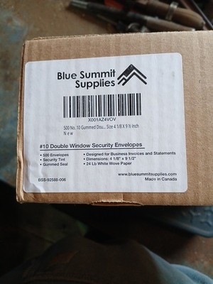 #10 double Window Security Check Envelopes  500 pack