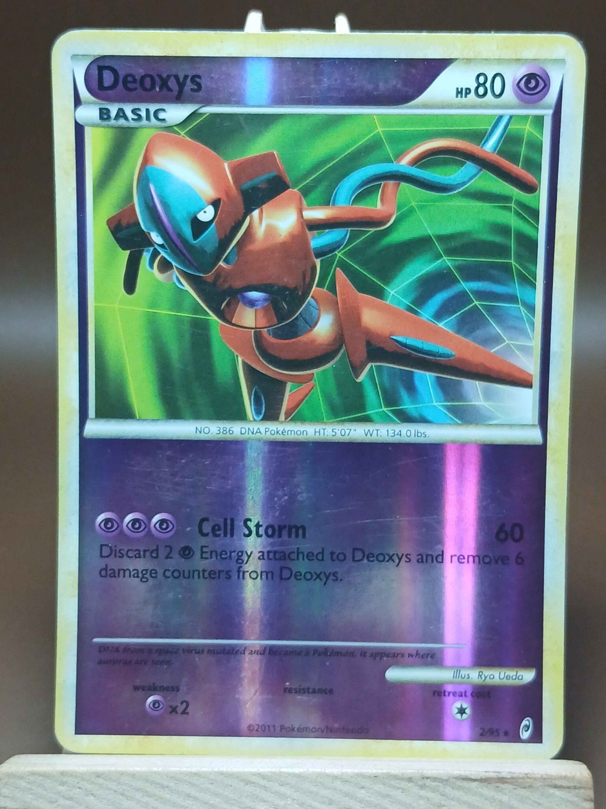 HP Pokemon Call of Legends 2/95 Deoxys Reverse Holo Rare