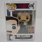 Funko Pop Stranger Things Mr. Clarke #476 2017 Summer Convention MINT Protector