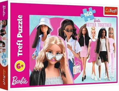NEW Trefl Jigsaw Puzzle 160 Pieces 6+ Ages Barbie Better Together
