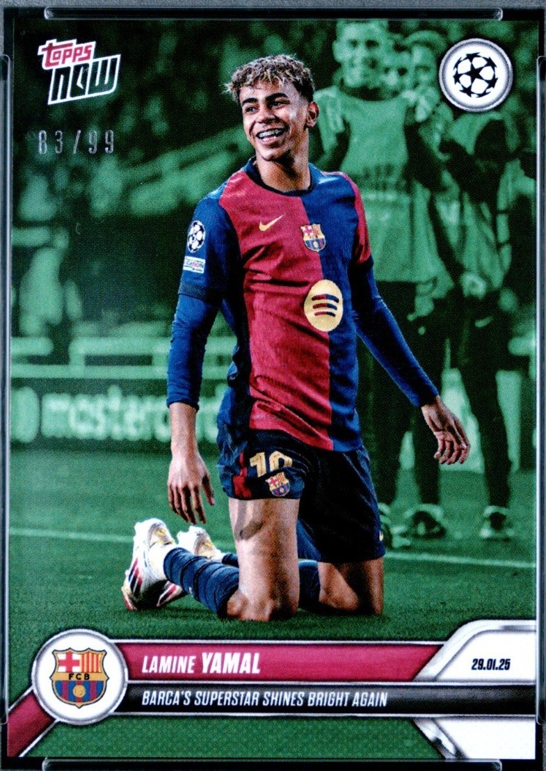 2024-25 Topps Now Uefa Champions League - Lamine Yamal #92 for