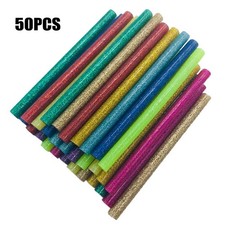 Hot Glue with Glitter Effect 50pcs 7mm x 100mm for DIY and Industrial Use 0.24 per stick