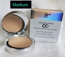 IT COSMETICS  CC  AIRBRUSH PERFECTING POWDER  MEDIUM W  0.33 OZ NEW 