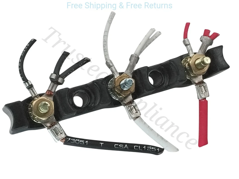 GE Dryer Terminal Block ELEC-TRON CAT No EJ-3 Original OEM - Image 3 of 3