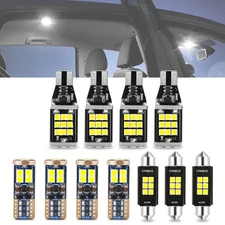 Fit 11-16 Ford F-250-550 Super Duty Interior Courtesy Dome Light LED Bulbs 11Pcs