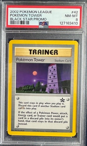 Pokémon Tower graded PSA 8 for sale on eBay