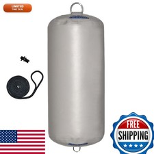 Hauraki Fenders Inflatable Boat Fenders for Boats and Yachts - Light Gray - Mini
