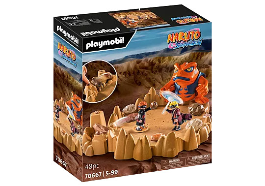 PLAYMOBIL Naruto VS Pain 70667 figurine manga articulée collection 48pc
