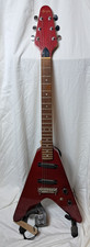 80s Red (Harmony)~ Flying V~ Electric Guitar Red Finish 42