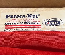 VINTAGE IN BOX Canadian Flag 5 x 8 Feet Nylon Made In USA Valley Forge
