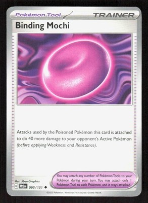 Binding Mochi 095/131 Uncommon Prismatic Evolutions Pokemon