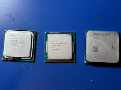 Processor bundle - Intel i5-4440, AMD A8-6500, Intel 06 420 Celeron
