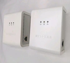 Used NETGEAR XET1001 85 MBit s Powerline Network Adapter Bridge Lot Of 2