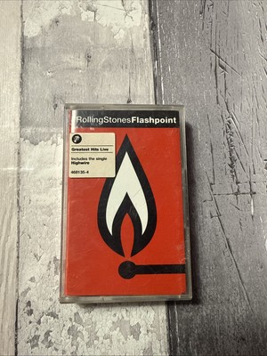 The Rolling Stones - Flashpoint (Live Recording, 1998) Cassette Tape