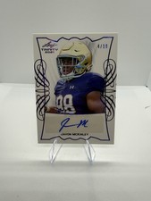 2021 Leaf Trinity Purple Spectrum Javon McKinley Rookie Auto #BA-JMK /10