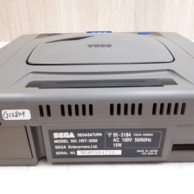 Sega Saturn Console with 2 Virtua Stick controllers & 5 games Japan Gray tested