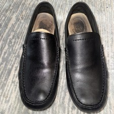AUTHENTIC UG Henrick Men's , SIZE UK 9 .   loafer Slip On Shoes 1010137 Black