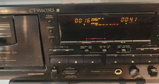 Pioneer CT-W603RS Dual Cassette Deck &ndash; Powers On &ndash; Untested &ndash; No Remote