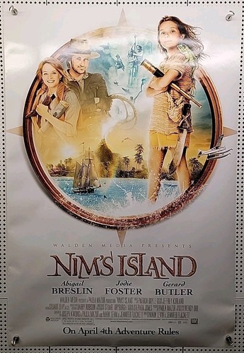 Nim's Island (Teaser) Movie Theater Poster Double Sided 27x40