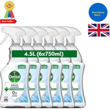 Antibacterial Disinfectant Surface Cleaner - Pack of 6, 4.5L Total Volume 0.85 per litre