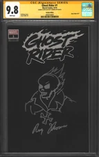 Ghost Rider #1 CGC 9.8 SS Variant Edition Sign & Sketch Roy Thomas