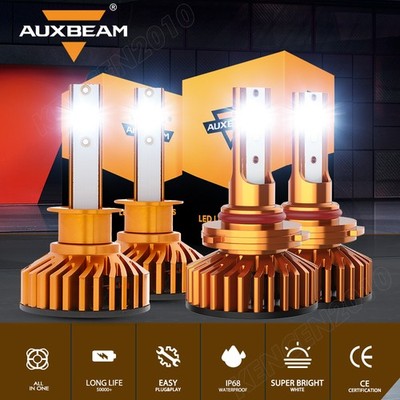 For Nissan Altima 2006-2005 AUXBEAM H1 9005 LED Headlight Hi/Lo Bulb Combo 6500K