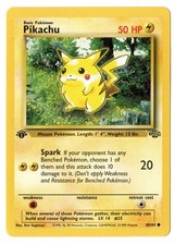 Pokémon TCG - Pikachu - Jungle - 1st Edition - 60/64 - NM