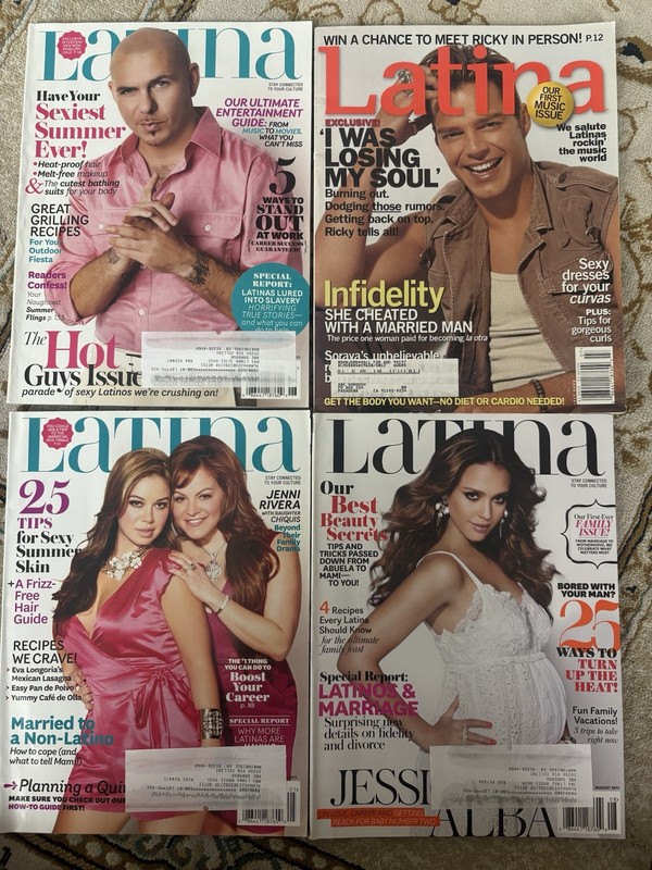 Four Latina Magazines 2003, 2011