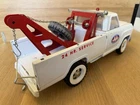 Tonka AA Wrecker Truck Pressed Steel Tow Truck White Red